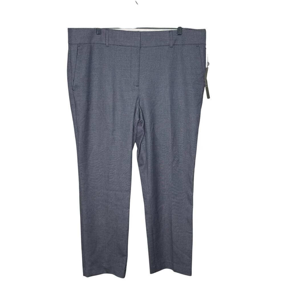 Ann Taylor Loft Marisa Slim Trousers Pants Gray Sz 14 Stretch Career Work Office